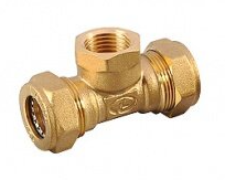 Фотография товара 'Lavita Тройник для гофрированной трубы 25-1/2-25 ВР T/S 25*1/2"*25'