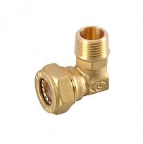 Фотография товара 'Lavita Угольник для гофрированной трубы 15-1/2 НР E/S 15*1/2"(M)'